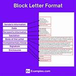 Block Letter Format