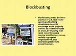 Blockbusting Definition