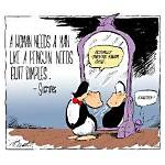 Bloom County Penguin