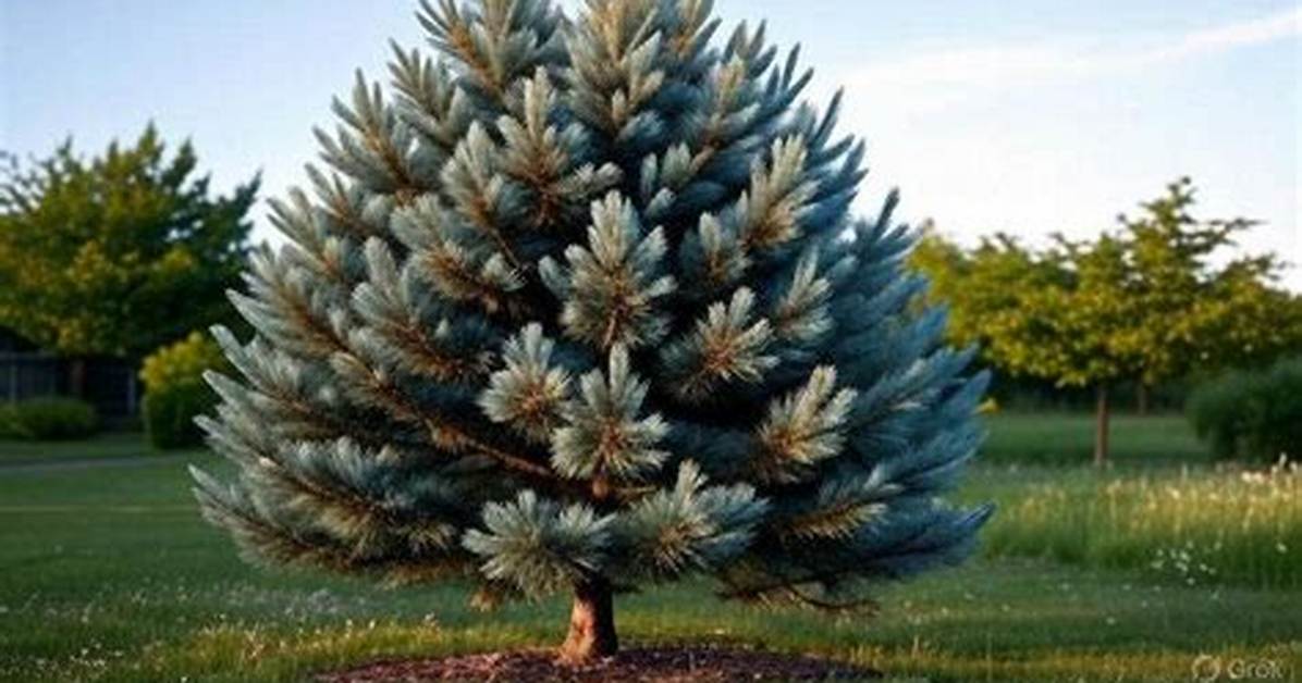 Blue Pine Tree