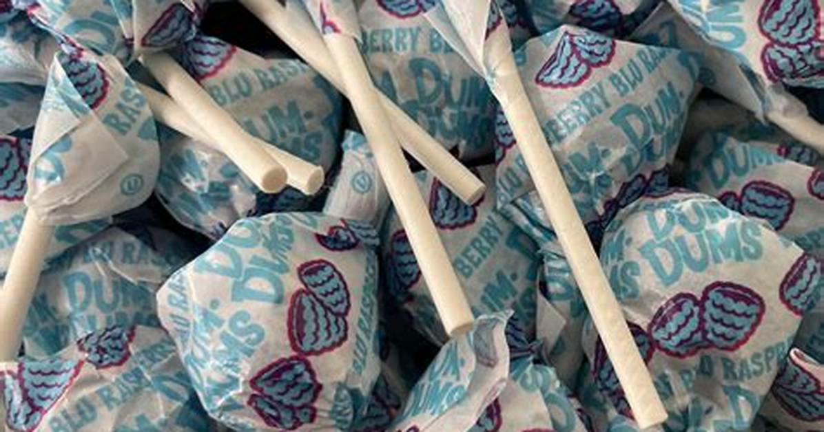 Blue Raspberry Dum Dums