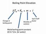 Boiling Point Formula