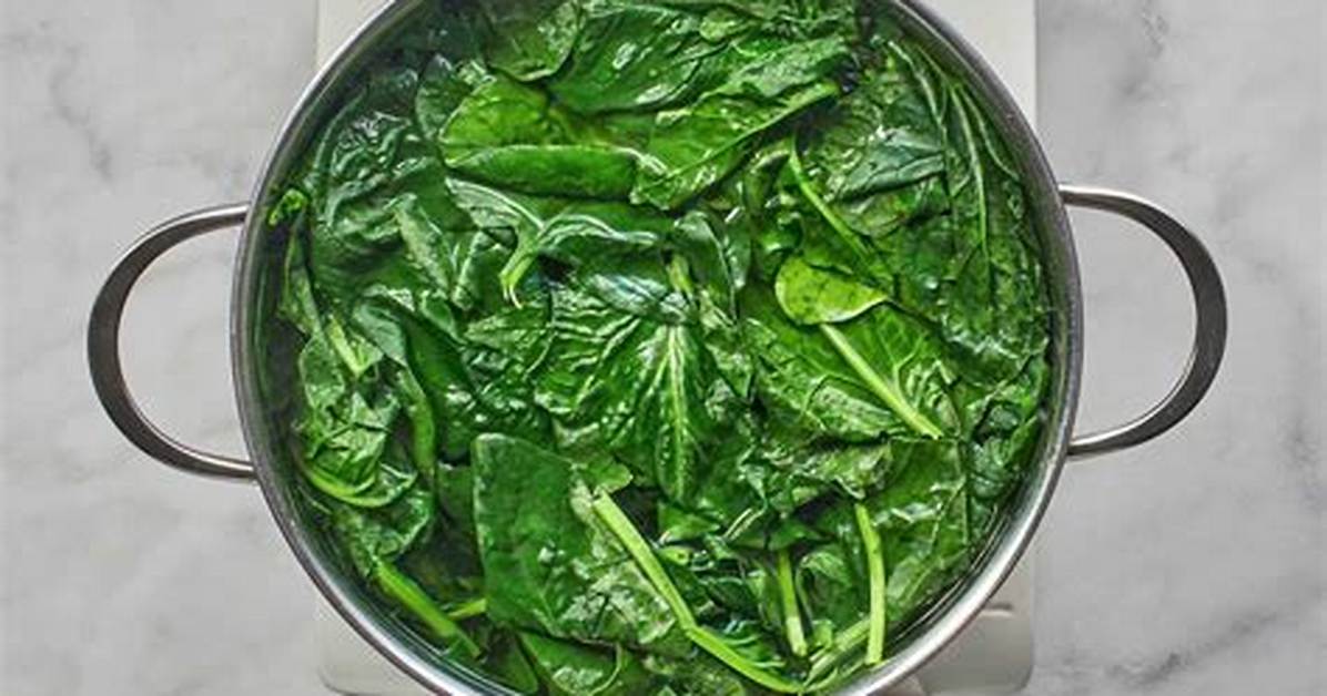 Boiling Spinach