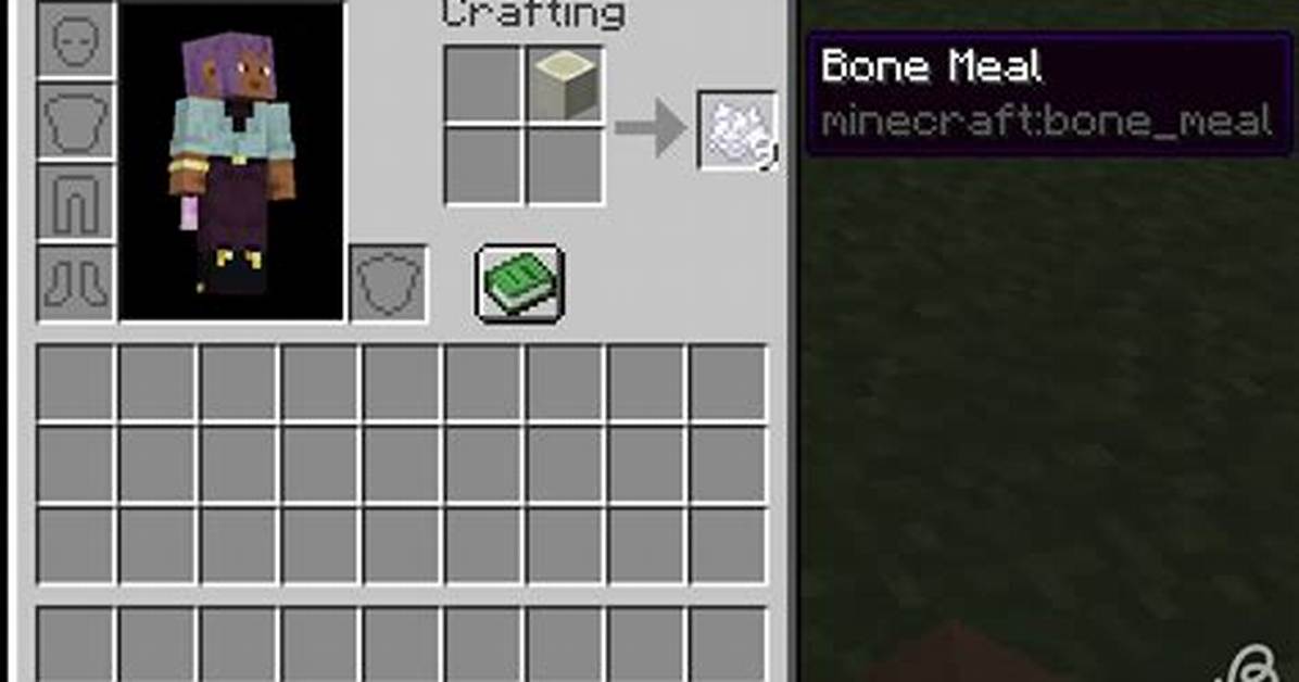 Bone Meal Minecraft