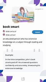 Book Smart Definition