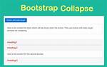 Bootstrap Collapse Not Collapsing