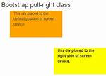 Bootstrap Pull-Right Not Working as Expected