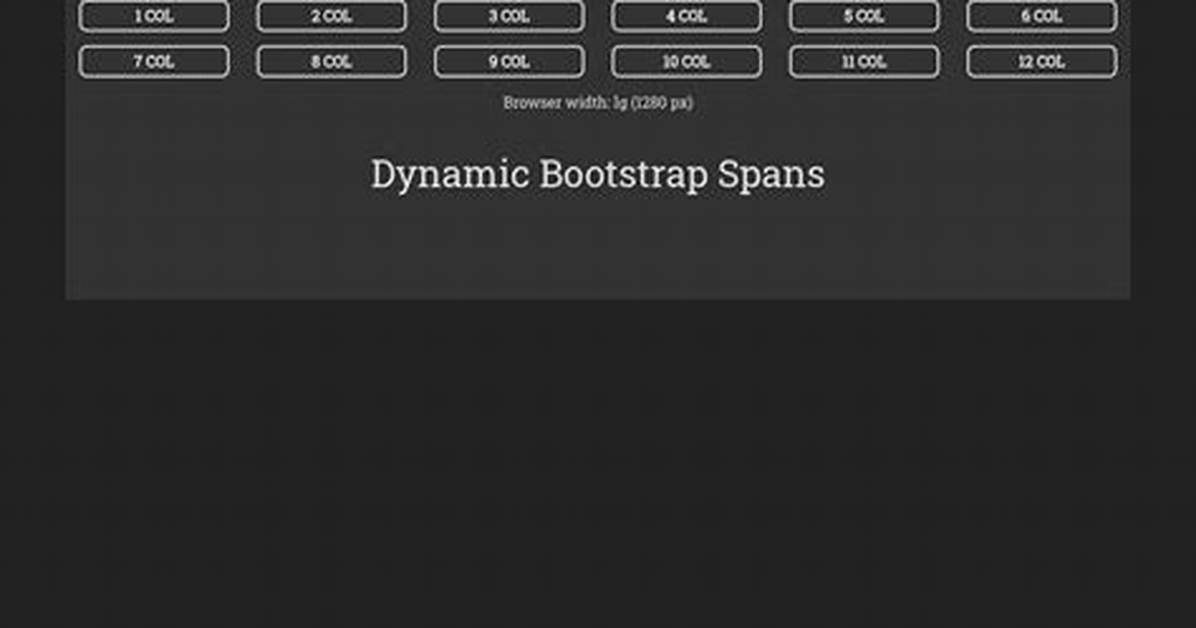 Bootstrap Spans