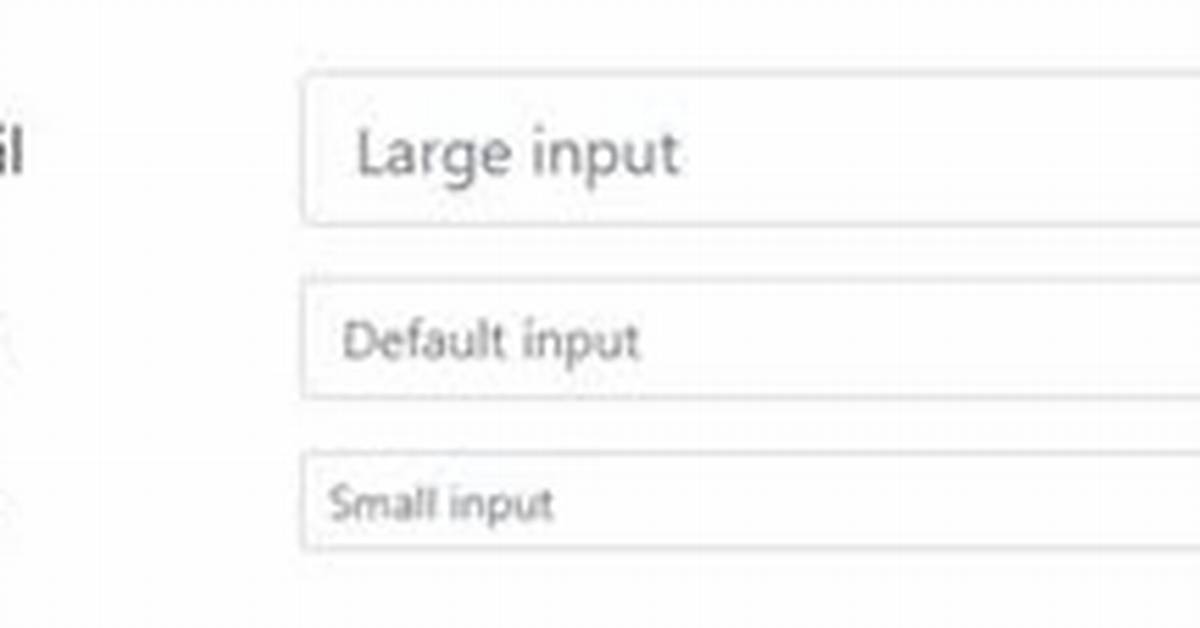 Bootstrap Text Input Height