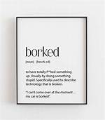 Borked Meaning