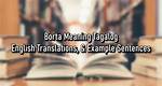 Borta Meaning