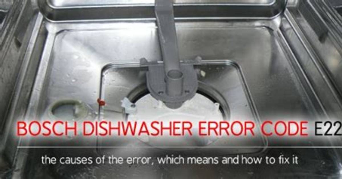 Bosch Dishwasher E22