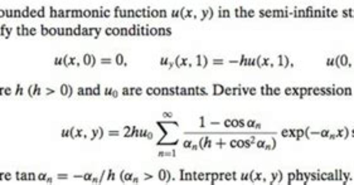 Bounded Harmonic Function Is Constant [Closed]