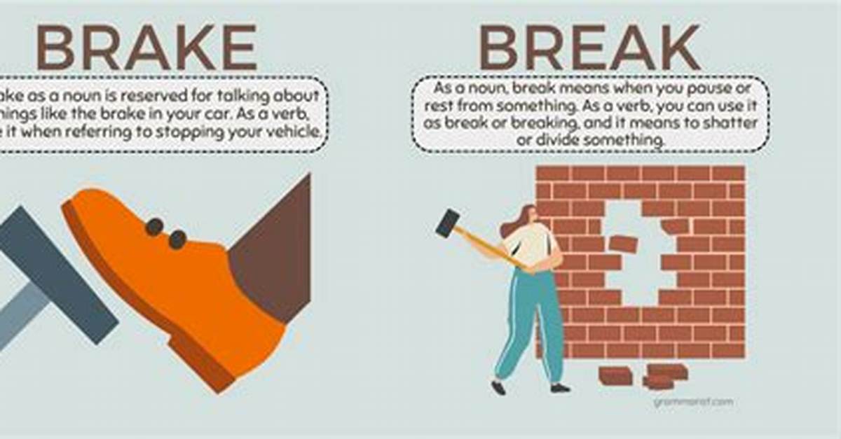 Brake or Break