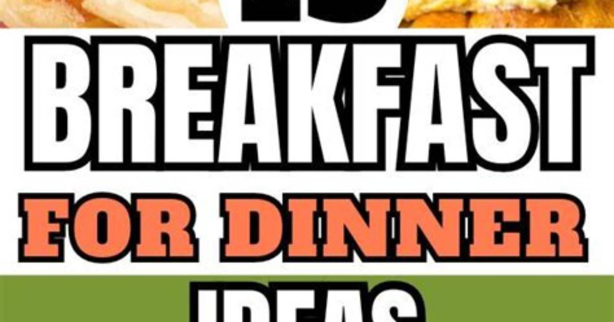 Breakfast or Supper for Example