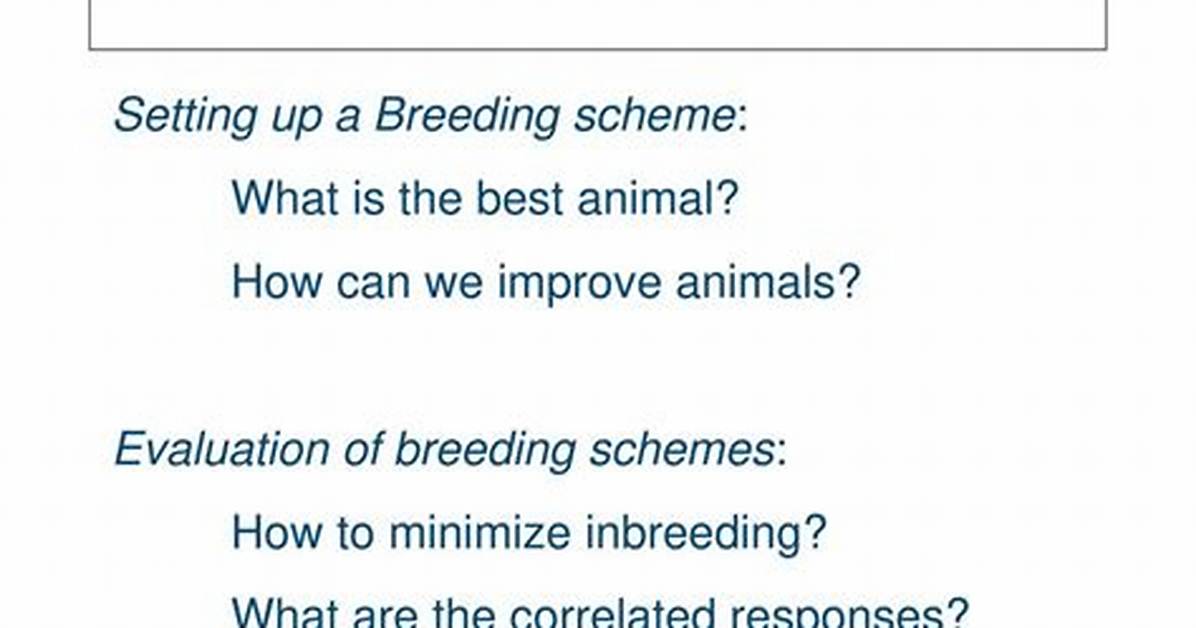 "Breeding" Questions