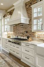 Brick Kitchen Backsplash