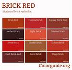 Brick Red Color