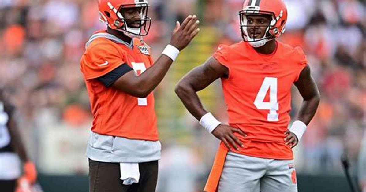 Browns Trusting Qb Brissett While Watson Serves Suspension