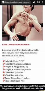 Bruce Lee Height Weight Body Measurements Shoe Size Facts Family Bio