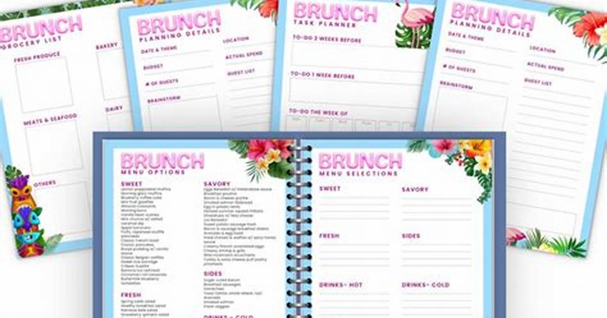 Brunch Menu Planner