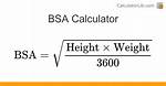 Bsa Calculation Formula