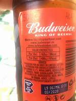 Budweiser Ingredients
