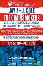 “Budweiser Made in America” Festival Lineup Announced
