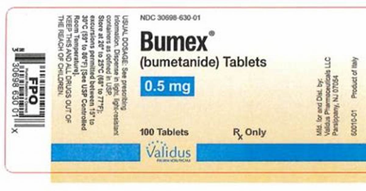 Bumex Generic Name