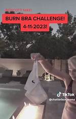 'Burn Bra Challenge' on Tiktok over Dylan Mulvaney Nike Ads