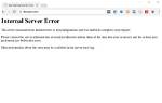 By 500 Internal Server Error?