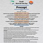 By Precept and Example?