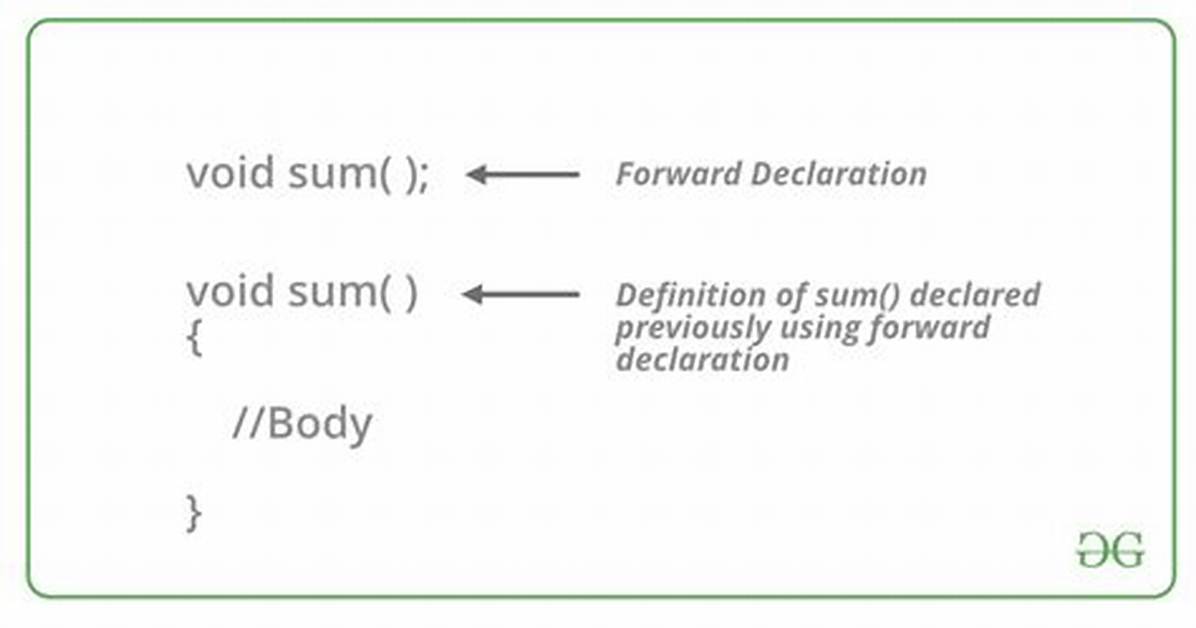 C++ Class Forward Declaration