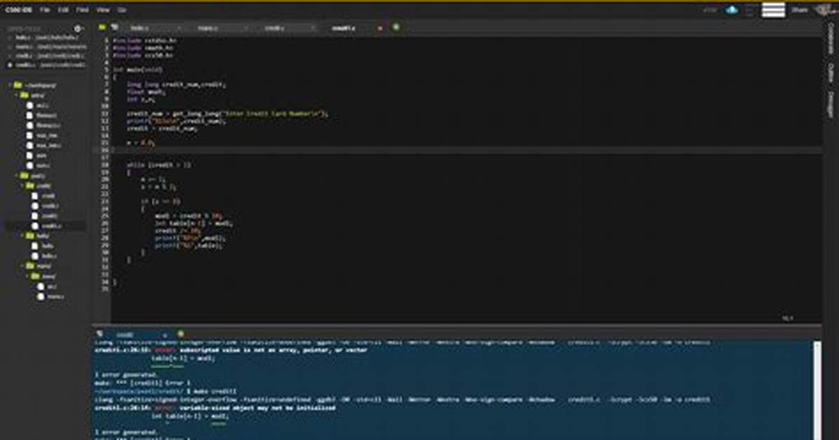 C Compile Error: "Variable-Sized Object May Not Be Initialized"