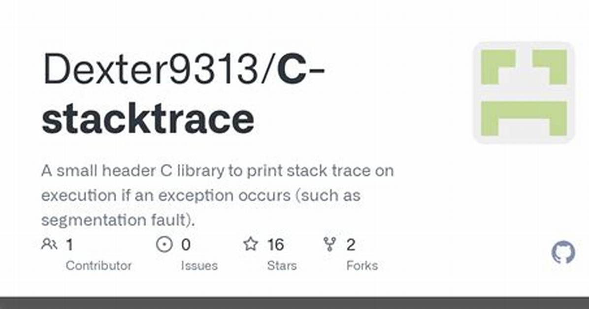 C++ Display Stack Trace on Exception