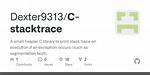 C++ Display Stack Trace on Exception