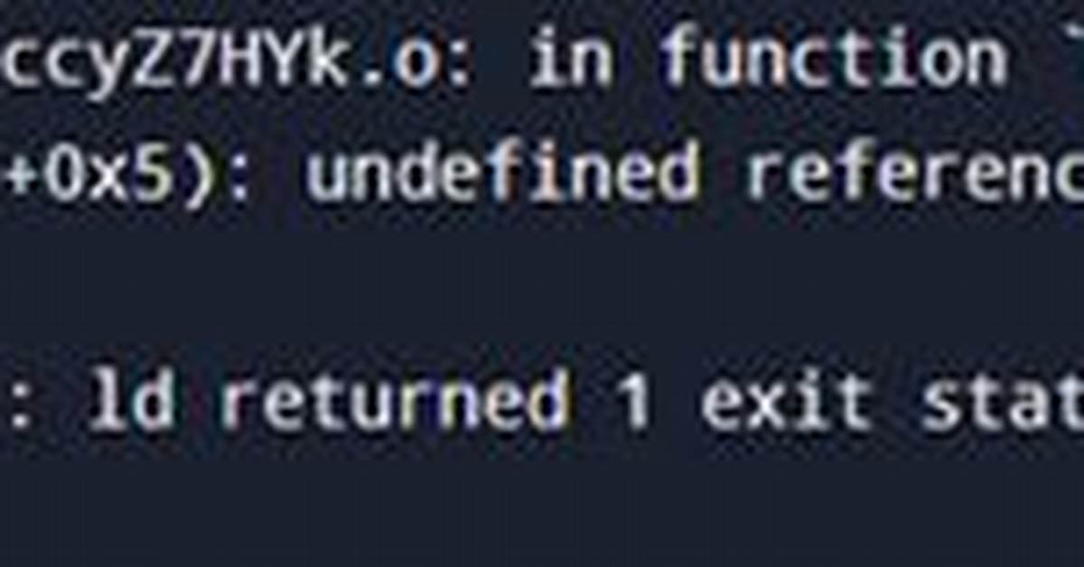 C Error: Undefined Reference to Function, but It Is Defined