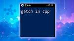 C Input Getch(), Skip When Nothing Pressed Like Snake (Game)