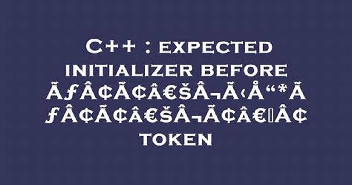 C++ Template - Error: Expected Initializer Before '
