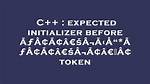 C++ Template - Error: Expected Initializer Before '