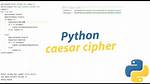 Caesar Cipher Function in Python