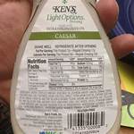 Caesar Dressing Nutrition