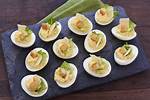 Caesar Salad Deviled Eggs
