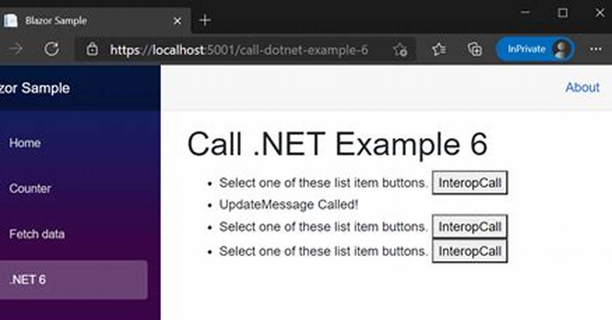 Call Blazor Method from Js Without Button Click