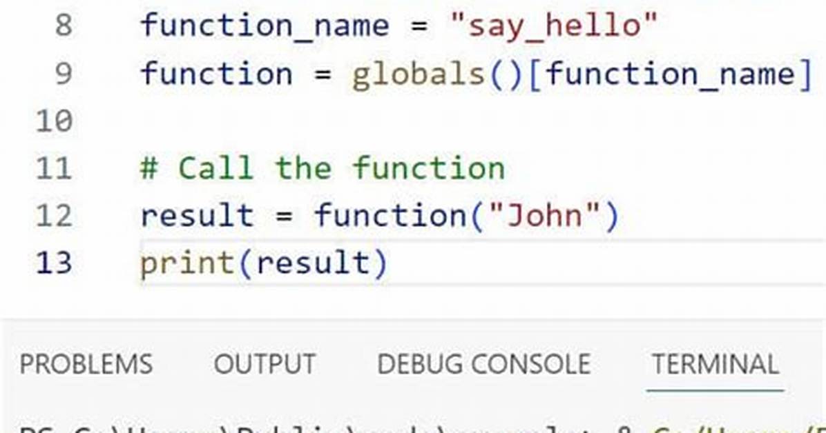 Call Python Function from Js