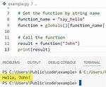 Call Python Function from Js