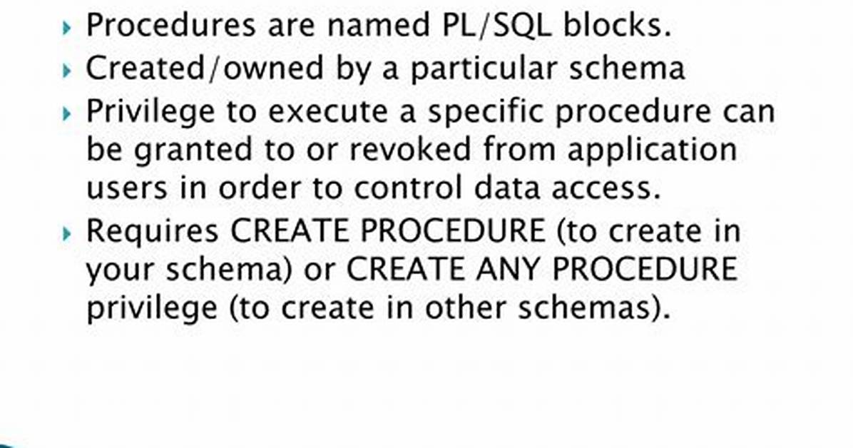 Calling Another Pl/Sql Procedure Within a Procedure