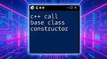 Calling the Base Constructor in C#