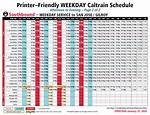 Caltrain Weekend Schedule