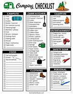 Camping Checklist